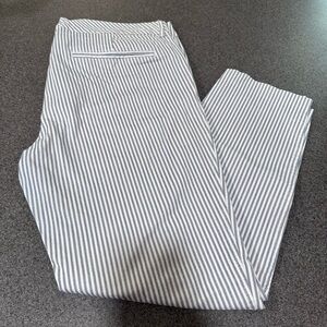 Old Navy Gray and White Chinos